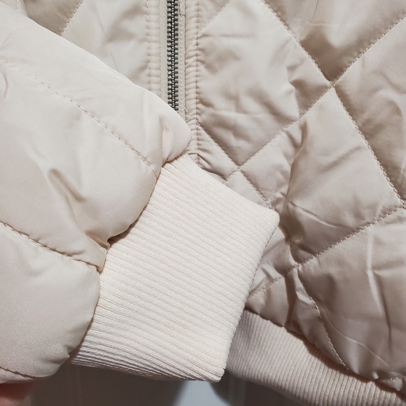 Too Foxy Black Label Cream Quilted Jacket - Picture 5 of 12